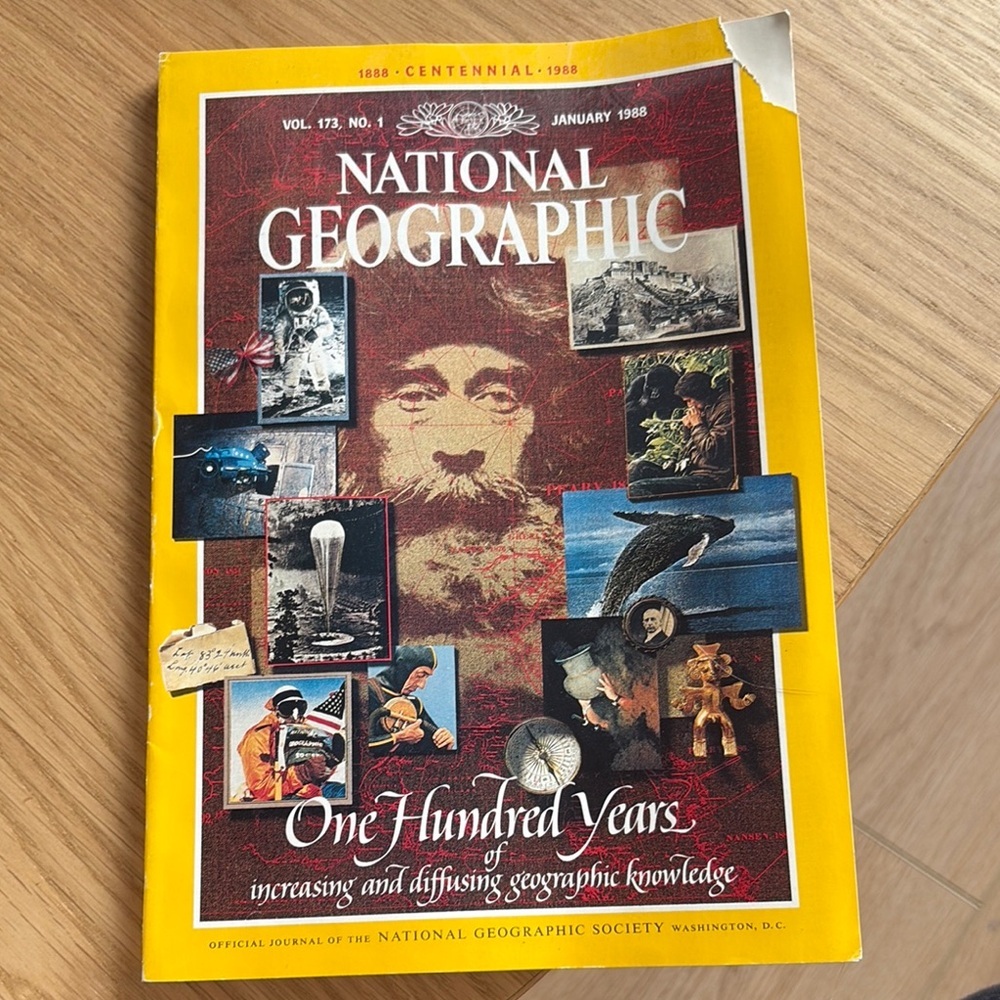 National Geographic January 1988 Issue